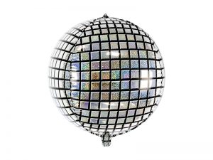 Fóliový balón - holografická disco guľa