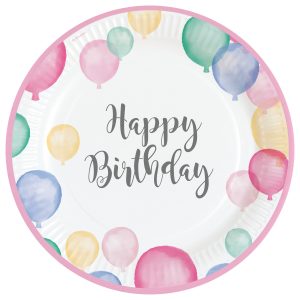 Taniere Happy Birthday - Pastelové balóny 8 ks
