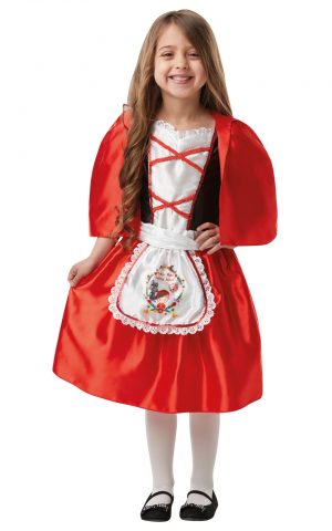 Detský dievčenský kostým - Červená Čiapočka Veľkosť - deti: M
