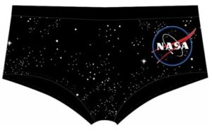 EPlus Dievčenské spodné prádlo - NASA čierna Veľkosť - deti: 134/140