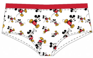 EPlus Dámske spodné prádlo - Mickey Mouse (biele) Veľkosť - dospelý: S
