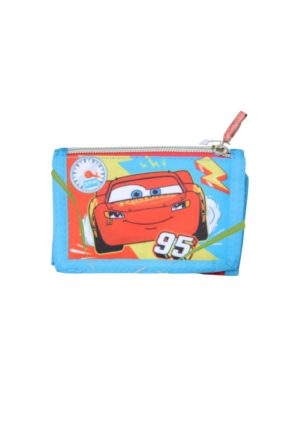 Setino Textilná detská peňaženka - Autá (modrá)