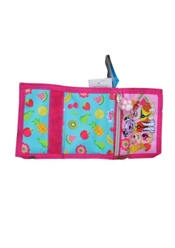 Setino Textilná detská peňaženka - Paw Patrol  (ružová)-2