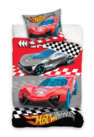 Carbotex Detské posteľné obliečky - Hot Wheels