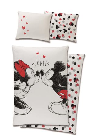 Carbotex Posteľné obliečky - Mickey & Minnie Mouse