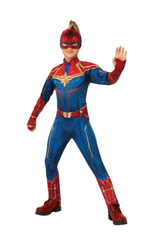 Detský kostým - Hero Kapitán Marvel Deluxe Veľkosť - deti: S