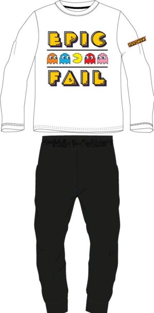 EPlus Chlapčenské pyžamo - Pacman čierne Veľkosť - deti: 134
