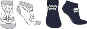 EPlus Dievčenské ponožky - Looney Tunes Bugs Bunny 2 ks Veľkosť ponožiek: 31-34