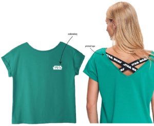 EPlus Dámske tričko - Star Wars zelené Veľkosť - dospelý: XL
