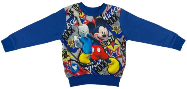 Setino Chlapčenská mikina - Mickey Mouse modrá Veľkosť - deti: 110-2