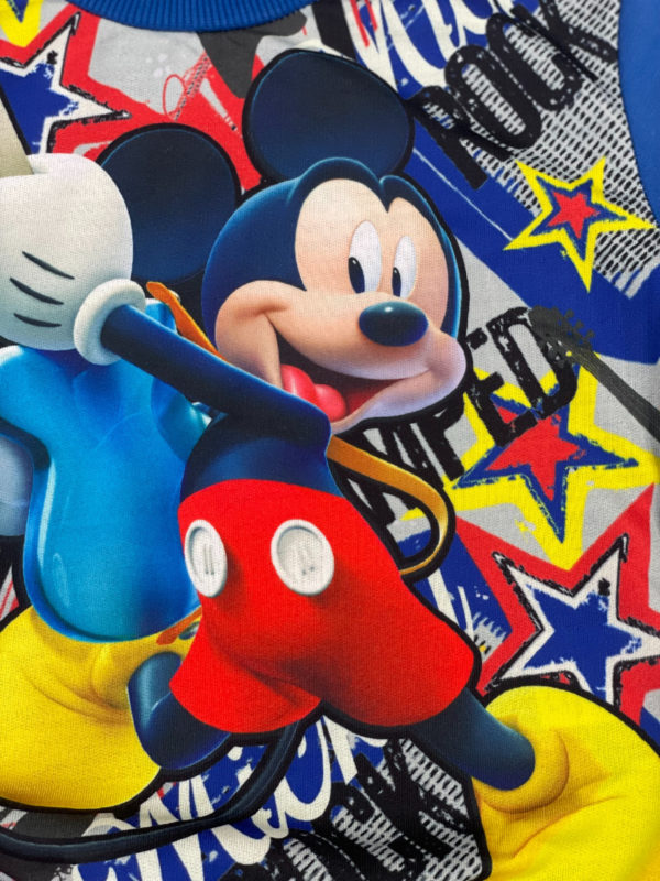 Setino Chlapčenská mikina - Mickey Mouse modrá Veľkosť - deti: 110-4