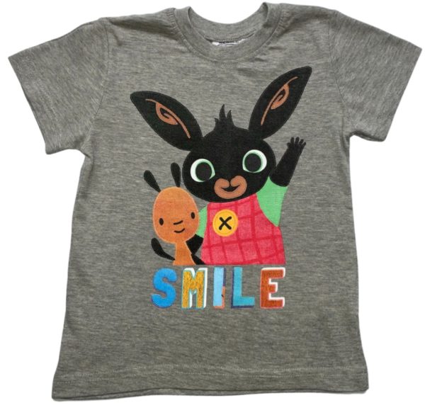 Setino Chlapčenské tričko - Bing Smile sivé Veľkosť - deti: 98