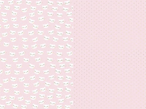 Baliaci papier - Ružová mačička mix 2 ks
