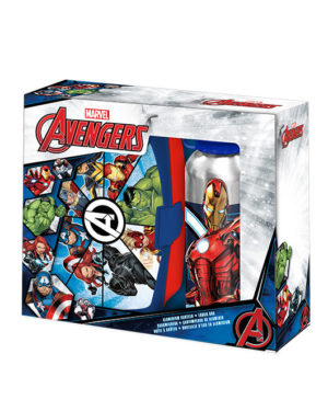 Euroswan Set box na desiatu + fľaša - Avengers