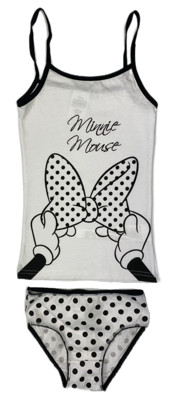 EPlus Dievčenské spodné prádlo set - Minnie Mouse čierne Veľkosť - deti: 122/128