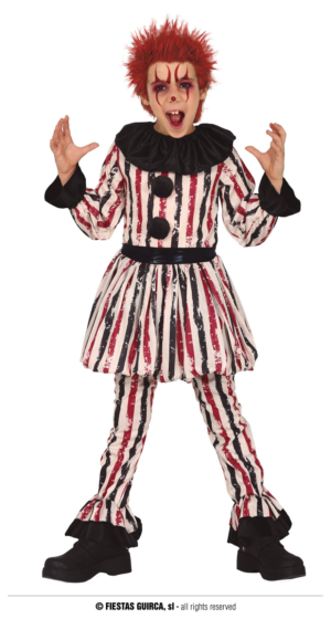 Detský kostým - Klaun Terror chlapec Veľkosť - deti: M