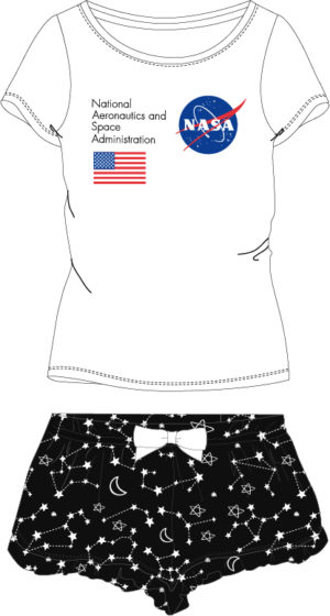 EPlus Dámske pyžamo - NASA Veľkosť - dospelý: XL