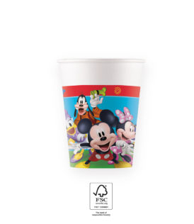Papierové poháre - Mickey Mouse Rock 200 ml 8 ks