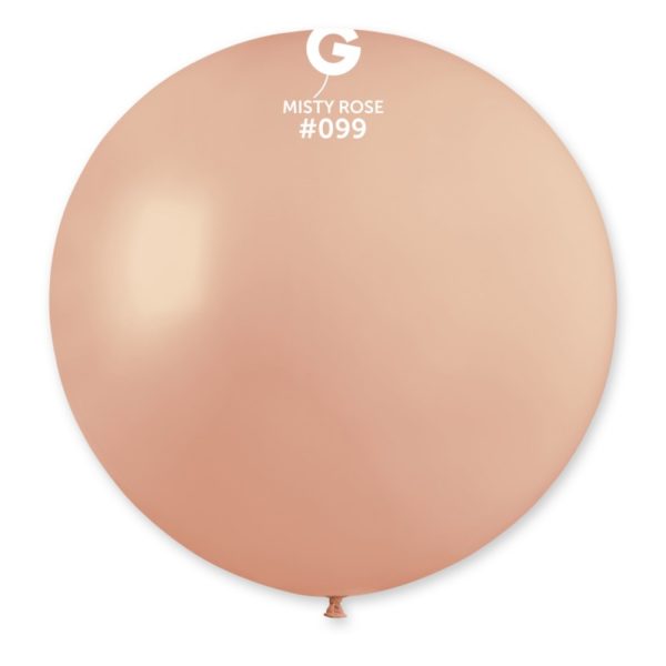 Balónik pastelový ružový 80 cm