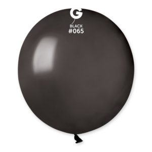 Balón metalický čierný 48 cm