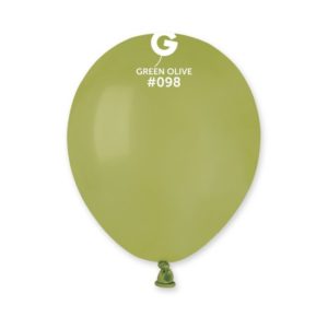 Balónik pastelový olivový 13 cm