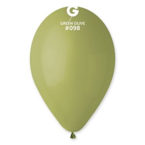 Balónik pastelový olivový 30 cm