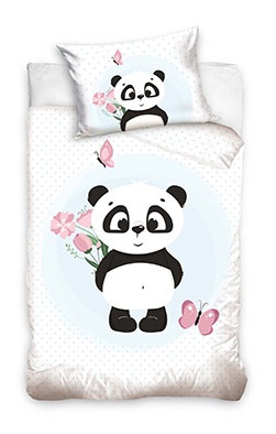 Carbotex Obliečky do detskej postieľky - Panda