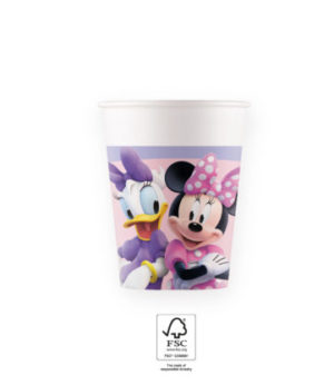 Papierové poháre - Disney Minnie Mouse 200 ml 8 ks