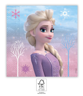 Servítky - Frozen II Wind 33 x 33 cm 20 ks