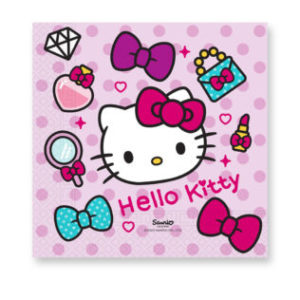 Servítky - Hello Kitty 33 x 33 cm 20 ks