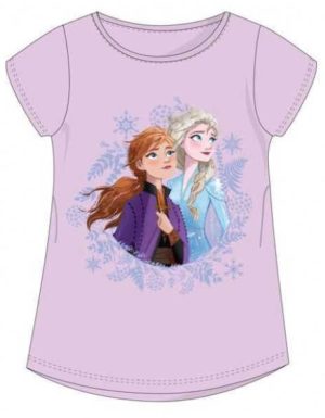 Setino Detské tričko s krátkym rukávom - Frozen fialové Veľkosť - deti: 110