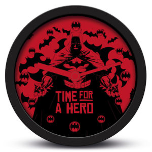Stolové hodiny Batman - Time for a hero