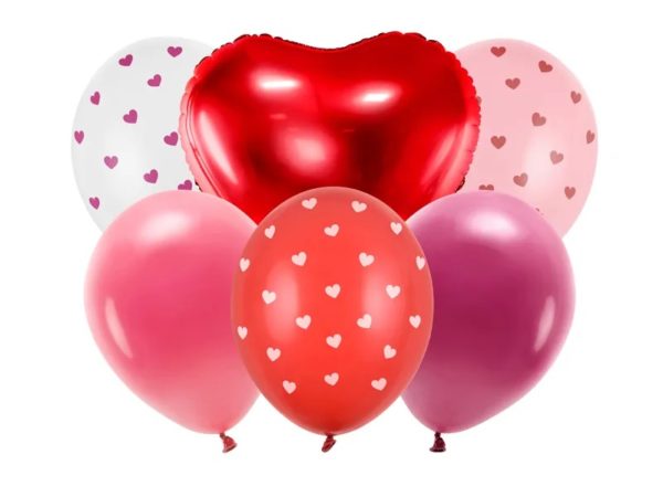Balónová kytica - Be mine valentine