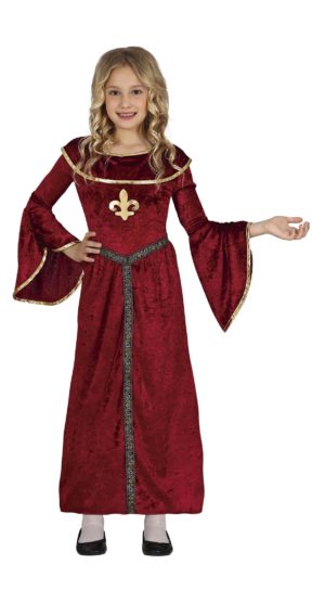 Dievčenský kostým - Stredoveká princezná Veľkosť - deti: XL