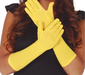 Žlté rukavice 42 cm