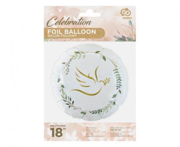 Fóliový balón - Holub 46 cm-2
