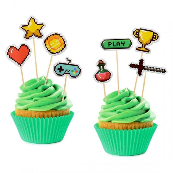 Ozdoby na cupcakes - Minecraft-2