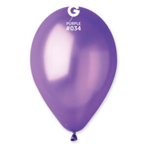 Balón metalický - fialový 28 cm 100 ks