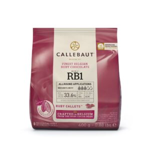 Callebaut čokoláda - ružová 400 g