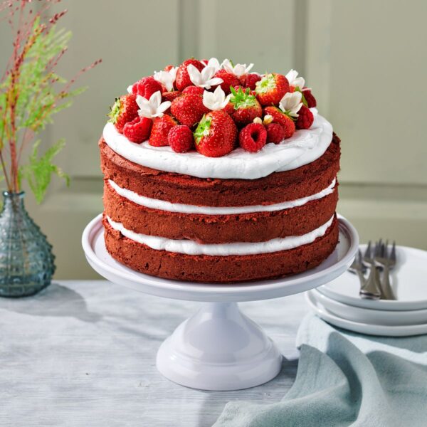 Funcakes Zmes na výrobu piškóty Red Velvet Cake 400 g Gluten Free-2