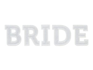 Nažehľovačka - Bride biela 24 x 6 cm